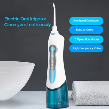 

Portable Irrigator Water Flosser Electric Oral Tooth Cleaner Calculus Remover Oral Care Teeth Cleaning Tool USB Rechargeable