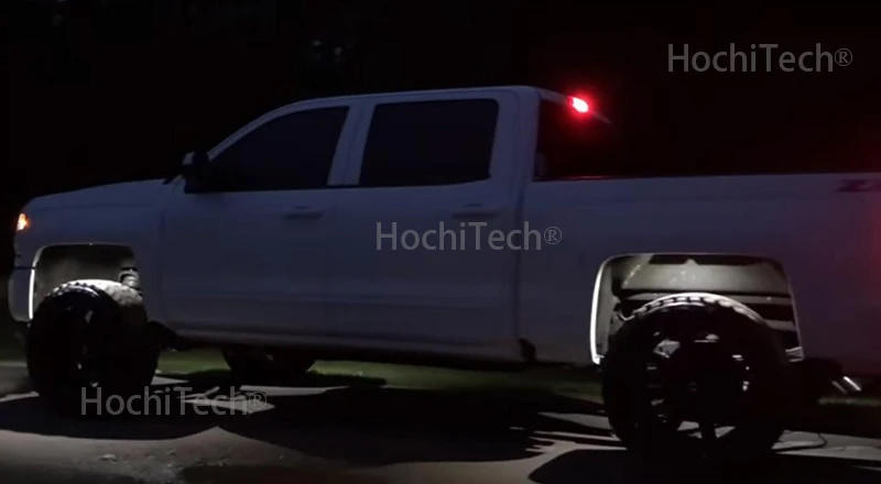 Светодиодные горные фонари, водонепроницаемые для Toyota Hilux SR5 REVO Hi-Rider, светодиодный фонарь на шасси автомобиля, светодиодный свет рок, многоцветный неоновый светодиодный фонарь, комплект