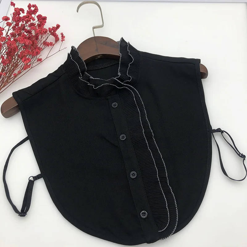 

Sitonjwly Ladies Shirt False Collars Fake Collar Stand Blouse Top Women Clothes Half-Shirt Detachable Shirt Nep Kraagie