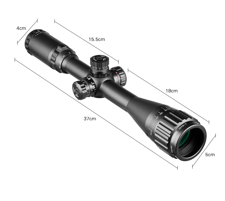 SALTADORES 4-16X40 Caça Sniper Scope Tactical Optical