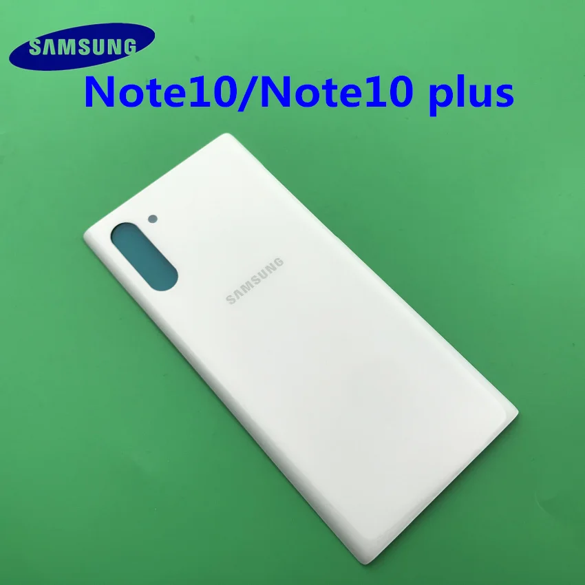 Чехол для задней батареи samsung для samsung Galaxy Note 10 N970 Note 10 plus N975 NOTE10 задний стеклянный чехол