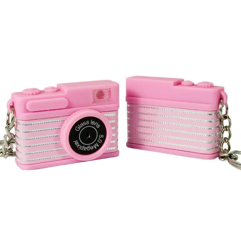 Новая игрушечная мини-камера брелок с колокольчиком Подвеска сумка Аксессуары Детская игрушка подарок - Цвет: NO Bell