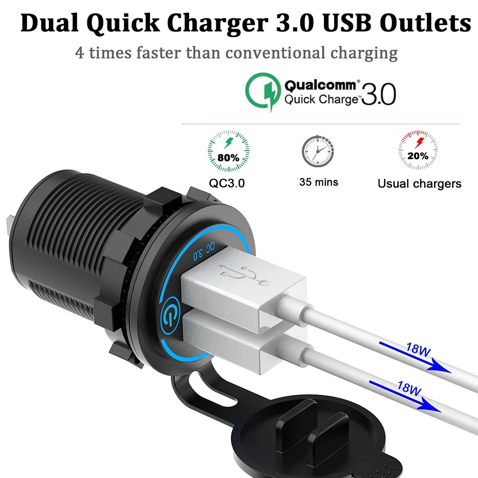 36W QC 3.0 ġ ġ    ڵ Ʈ Ʈ  USB  , ȭ º ī޶ GPS DVR