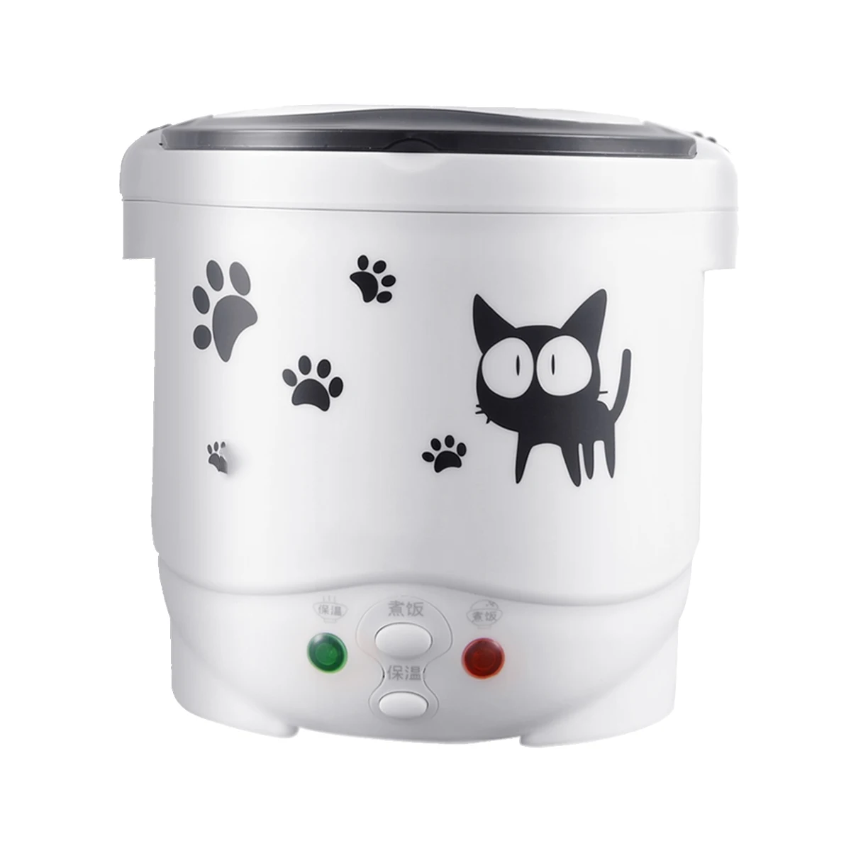 

12/24V Mini Electric Rice Cooker Food Heater Steamer Soup Cooking Machine Portable with Nonstick Pot Home Travel Outdoor Truck