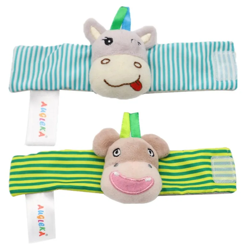 2/4 шт. детские носки погремушки|cartoon baby socks|baby socksbaby cute socks |