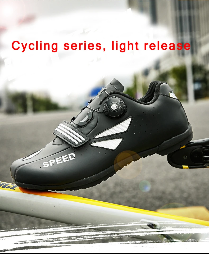 Road Cycling Shoes Sapatilha Ciclismo Bike Men Non-Locking Racing Breathable Ultralight Professional Bicycle Sneakers Women