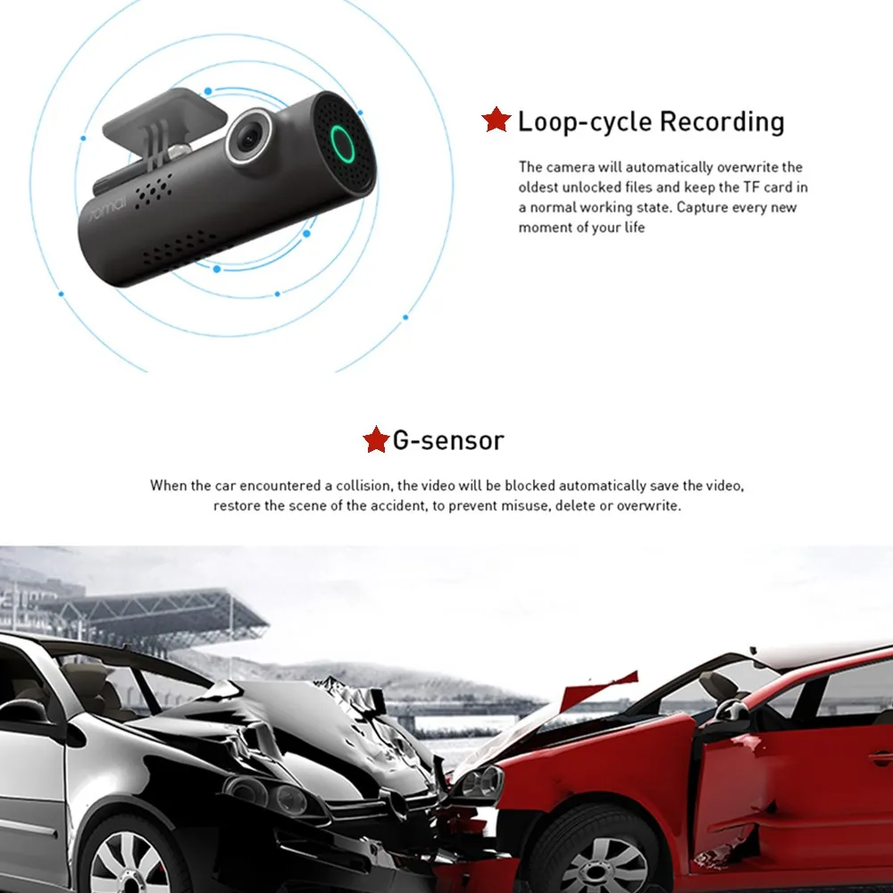 Xiaomi 70mai Dash Cam 1S Xiaomi 70mai беспроводной WiFi DVR с 130 градусов 1080P HD ночная версия g-сенсор английское Голосовое управление