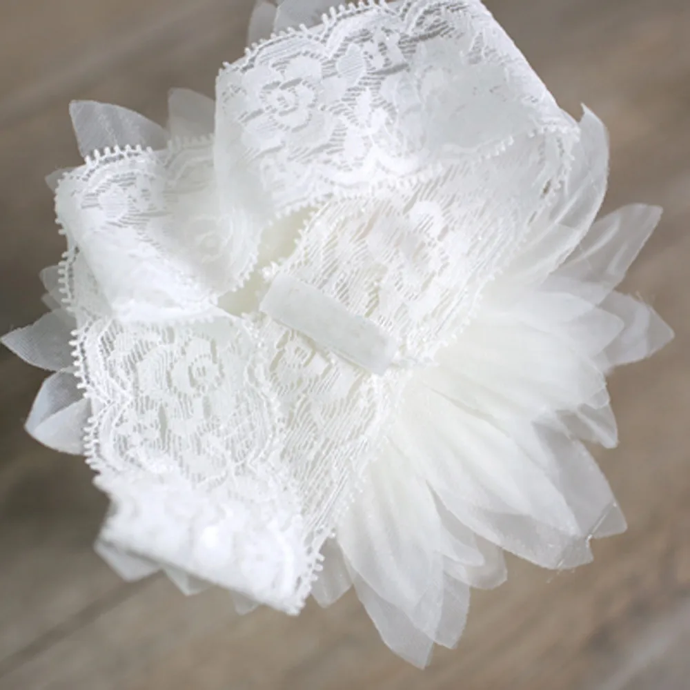 2020 new Baby big flower hairband Kids Baby Girls Head Band Hair Bows Flower Girl