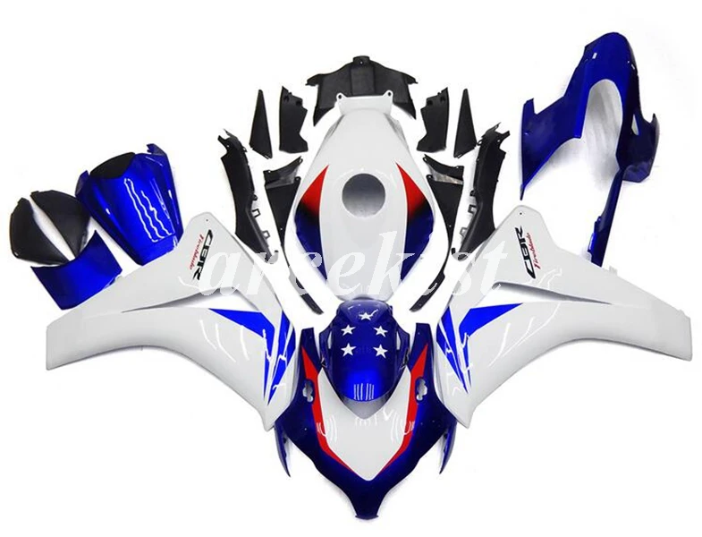 ABS инъекции мотоцикл обтекатели комплект Подходит для Honda CBR1000RR 2008 2009 2010 2011 1000RR 08 09 10 11 комплект черный матовый