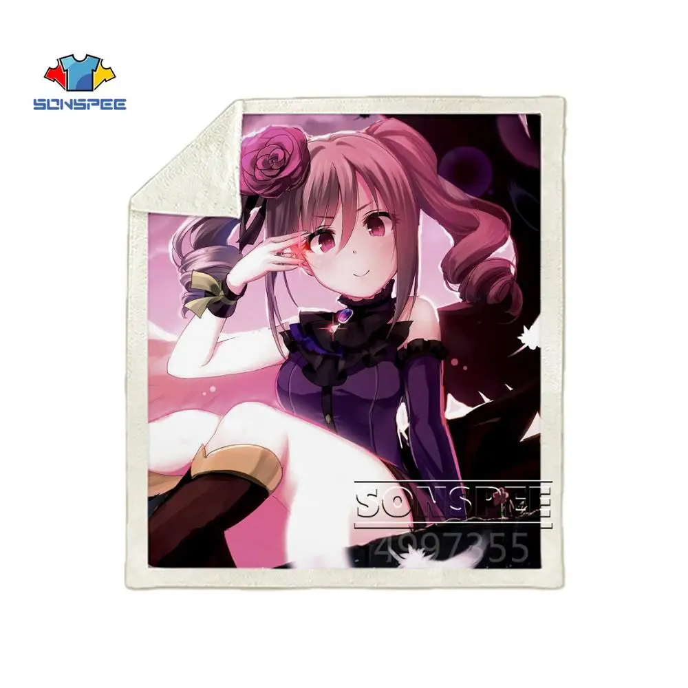 SONSPEE Idol Master Золушка девушки аниме дети взрослые 3d печать одеяло диване пододеяльник зимнее теплое постельное белье офисное одеяло для короткого сна - Цвет: 5