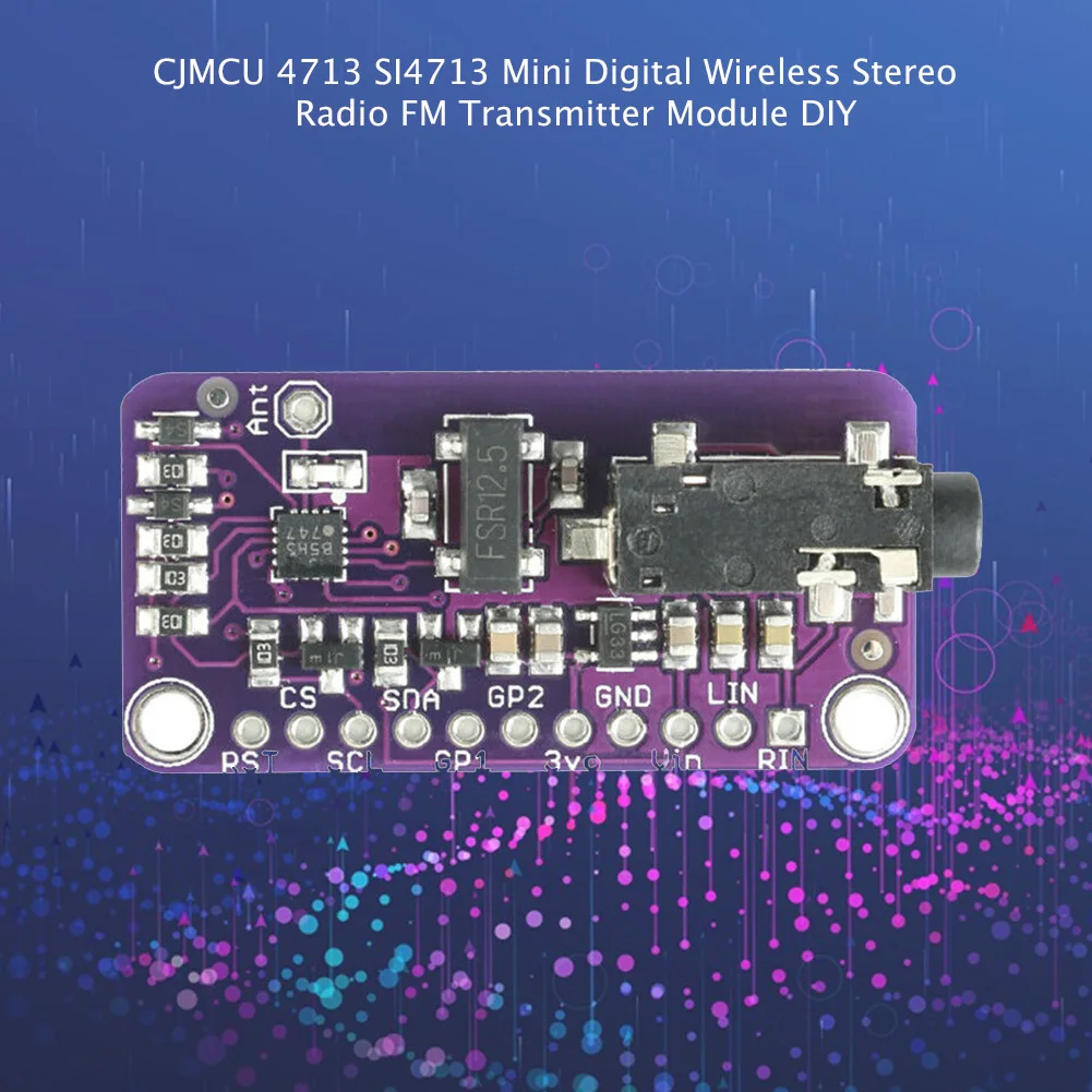 CJMCU 4713 SI4713 MCU стерео радио цифровой беспроводной DIY легко установить домашний fm-передатчик модуль мини-Плата сигнал улучшения аудио