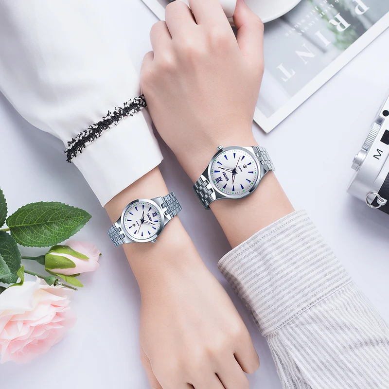 SKMEI Quartz Women Watch Women's Men Clock Couples Top Brand Luxury Female WristWatches Waterproof Ladies Dress relogio feminino|Женские