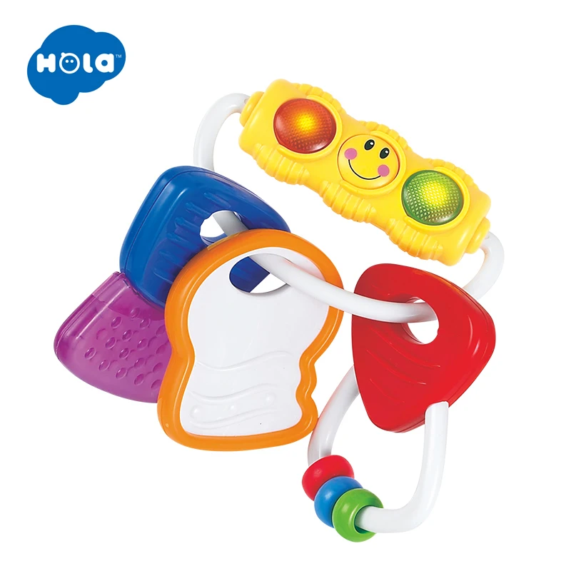 HOLA TOYS 306E силиконовый Прорезыватель для зубов малышей кольцо прорезывания