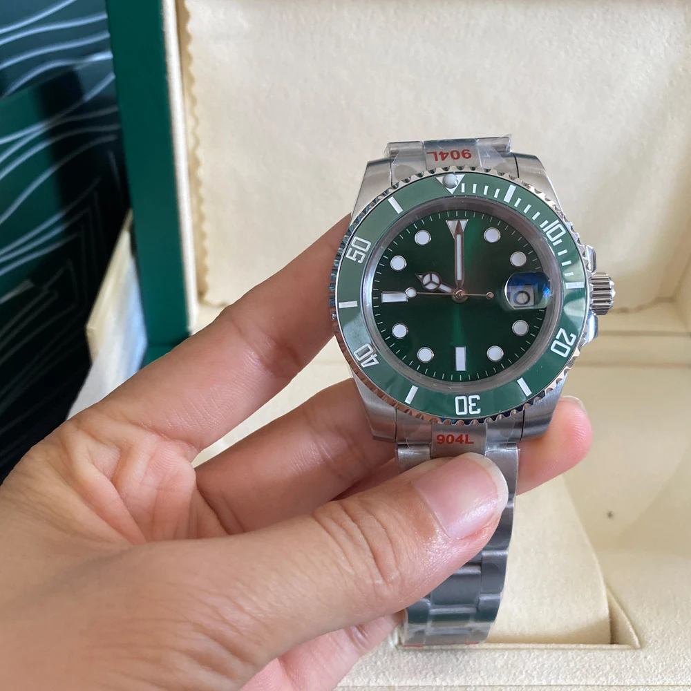 Men's Automatic Mechanical Watch Black Ceramic NOOB 1:1 Best Edition 904L SS Case and Bracelet 3135 V11