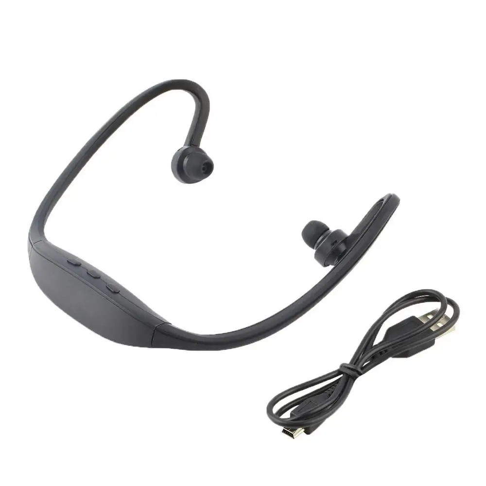 Новейшие спортивные стерео беспроводные Bluetooth наушники для смартфон ноутбук планшет общие наушники Спорт Известный бренд - Цвет: Black