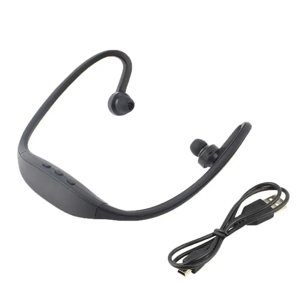 Black Новейшие спортивные стерео беспроводные Bluetooth наушники для смартфон ноутбук планшет общие наушники Спорт Известный бренд - Цвет: Black