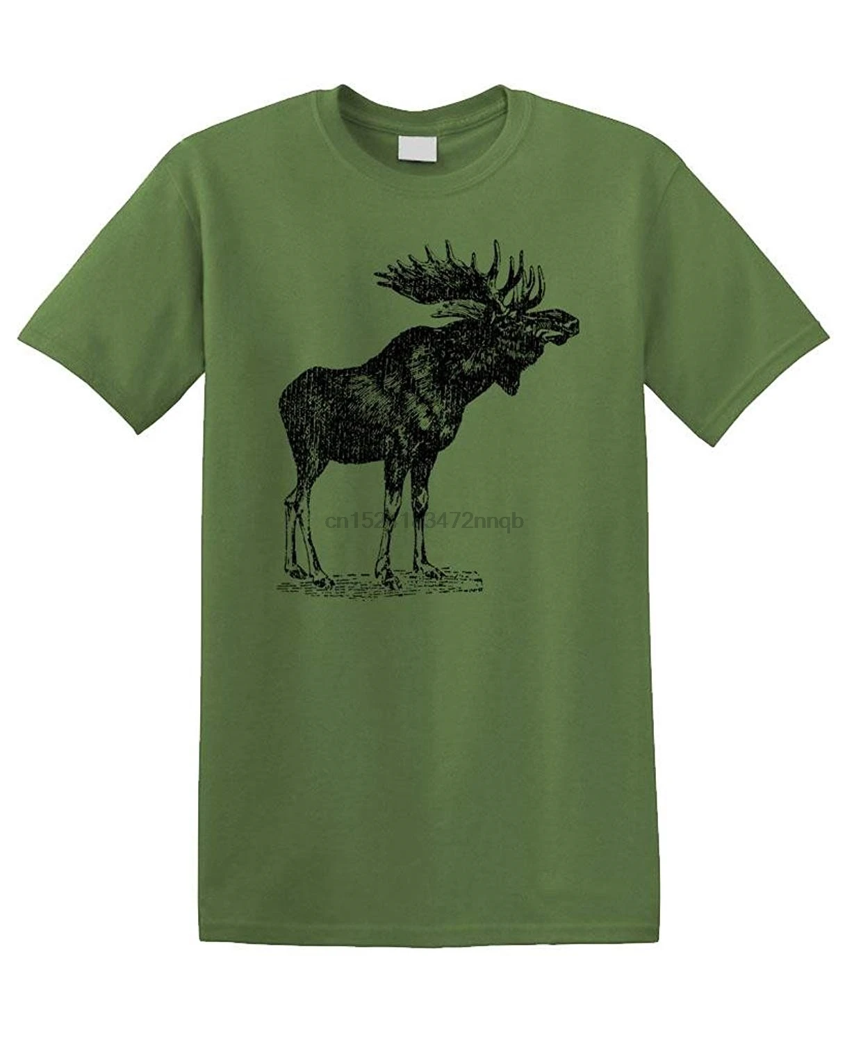 Винтажная состаренная MOOSE alaska north футболка унисекс
