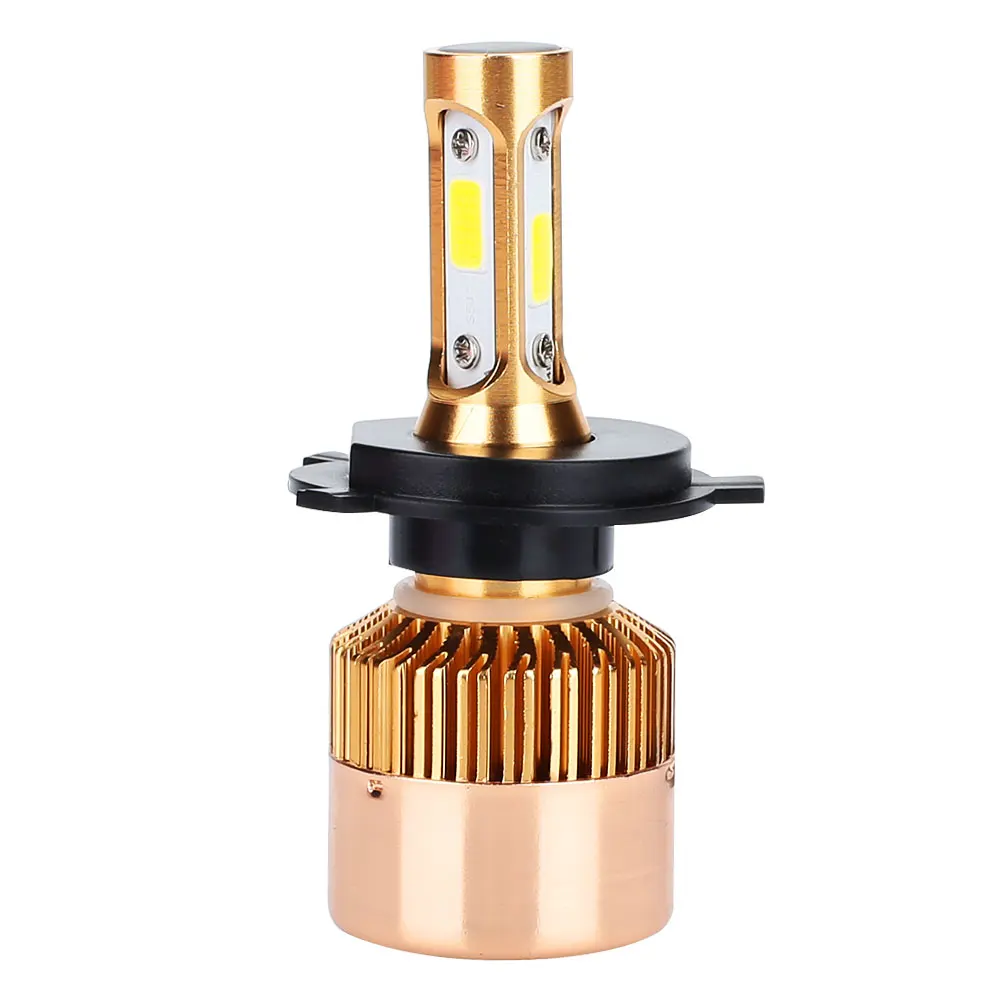 Vehemo S2 H4/HB2/9003 6500K светодиодный головной светильник светодиодный противотуманный светильник автомобильные золотые лампы Авто Автомобильный светодиодный головной светильник ing сборка автомобильные аксессуары