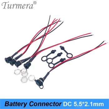 

DC Power plug connector for diy dc waterproof jack connector DC022B 5.5 X 2.1 mm 5pieces/lot