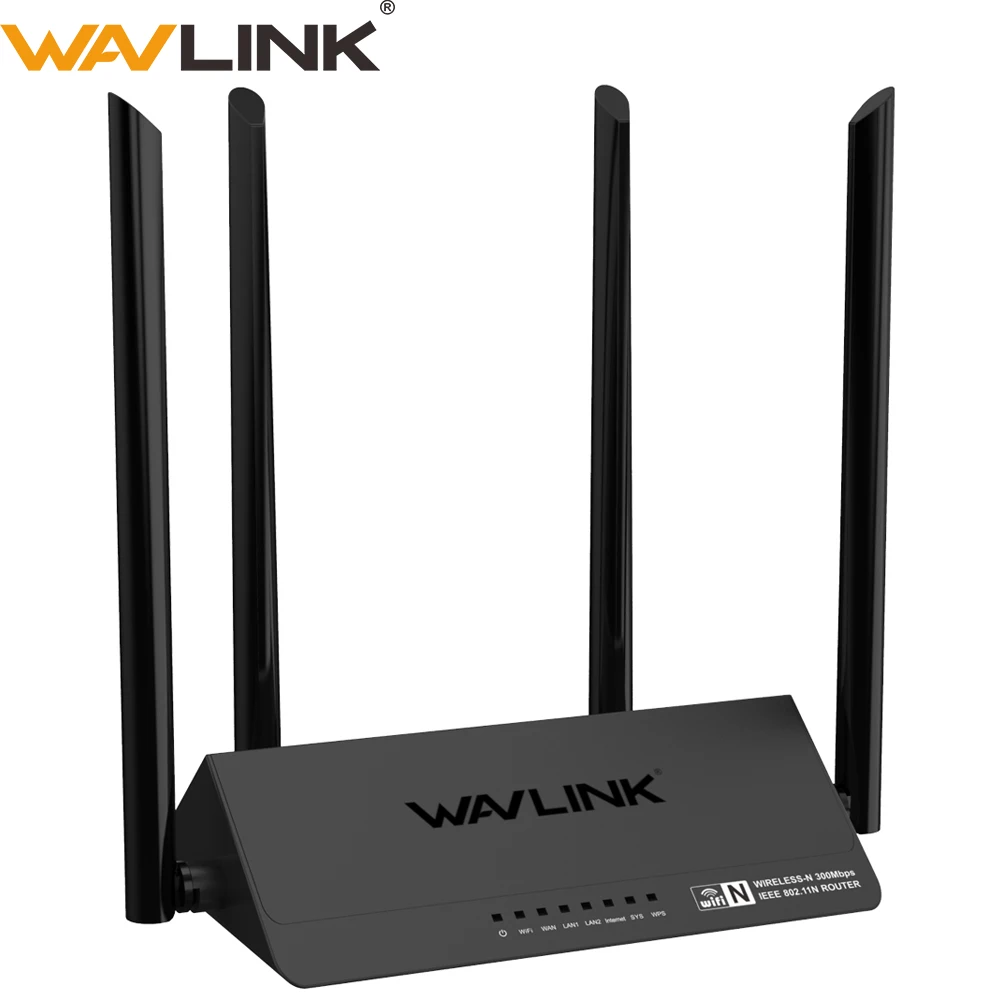 Wavlink N300 300 Mbps Wifi Router Wireless Smart Repeater Access Point With 4 External Antennas WPS 1