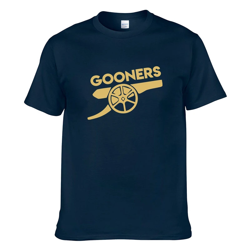 Arsenal F. C The Gooners Футболка Мужская хлопковая футболка Летняя Хлопчатобумажная новая
