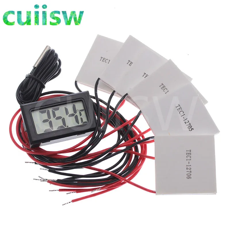 TEC1 12706 Термоэлектрический охладитель Пельтье 12705 12710 12703 40*40 мм 12V Elemente модуль|tec1