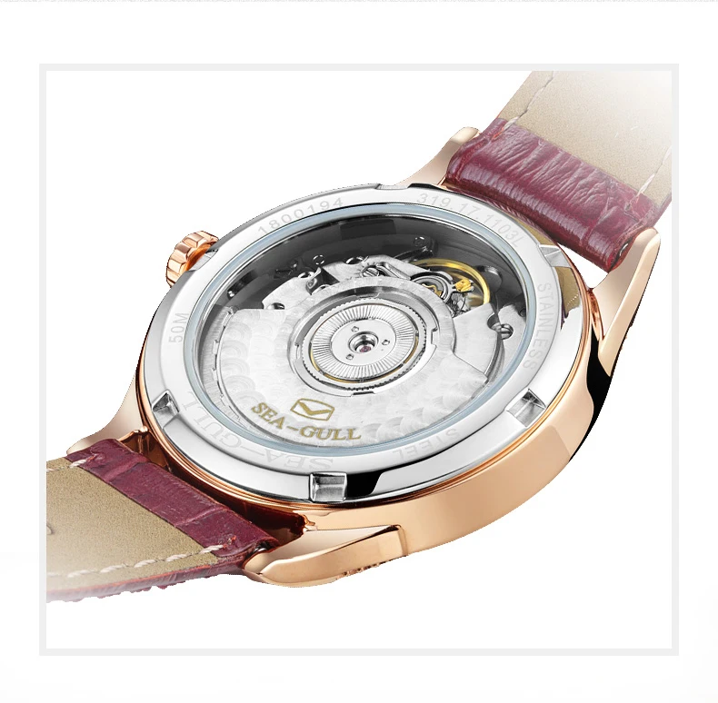 Seagull женские часы женские механические часы 34 мм автоматические часы 50 м часы роскошные часы женские модные часы 719.17.1103L