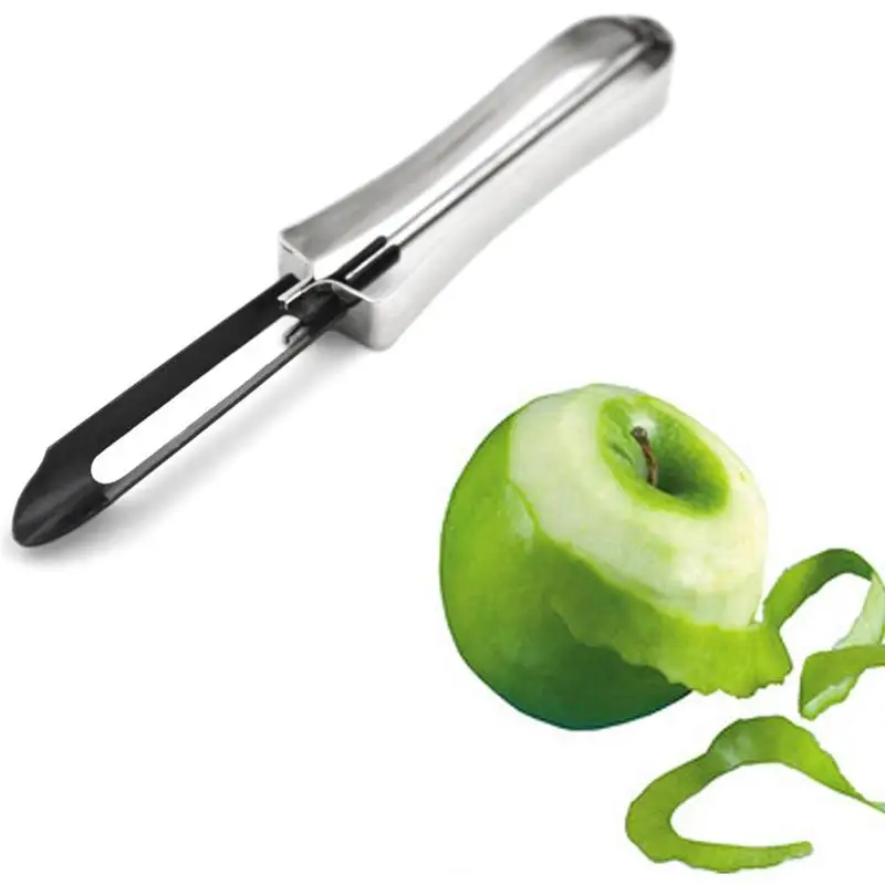 

1pc Stainless Steel Fruit Peeler Blade Fruit & Vegetable Peeler Kitchen Cooking Tools Cucumber Potatoes Carrots Slicer