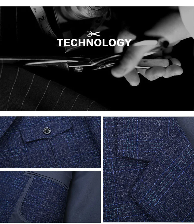 Размера плюс 8XL 7XL горячая распродажа мужские корейской slim fit поступление хлопковый Блейзер пиджак синего цвета размера плюс мужские пиджаки мужские пальто на свадьбу