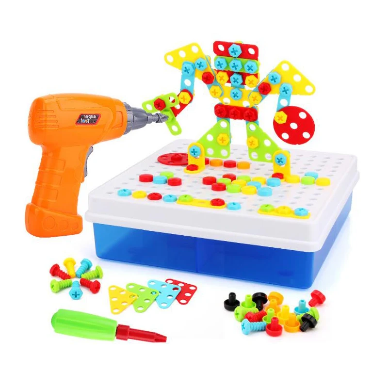 Happymaty/Детская 3D головоломка, завинчивающиеся блоки, игрушки для разборки, развивающие игрушки, винты, гайки, креативные подарки для детей