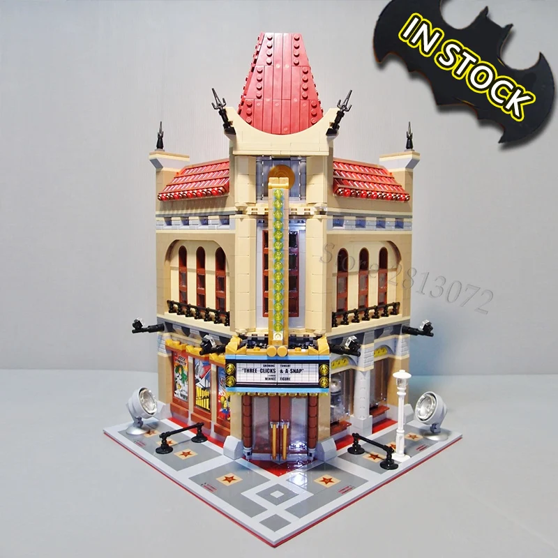 

In Stock 10232 Creator Palace Cinema 15006 30006 84006 2404Pcs Street View Model Building Kits Blocks Bricks Education Toys