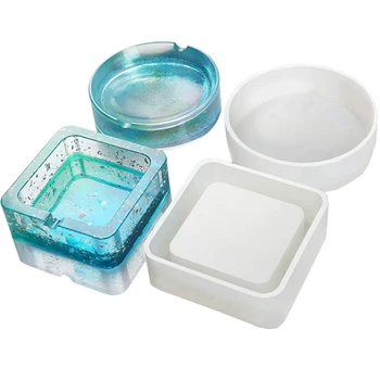 

Silicone Resin Kits Jewelry Casting Mould Tools For Epoxy Resin Jewelry Making Ashtray Diy Crafts