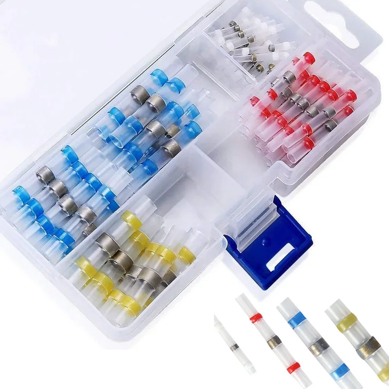 

Waterproof Eco-Friendly Heat-Shrinkable Fast Solder Ring terminals seal cable tube electrical wire insulated connectors kit