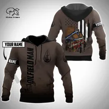 PLstar Cosmos 3DPrinted Newest Oilfield Man Custom Name Unique Hrajuku Streetwear Unisex Casual Hoodies/Zip/Sweatshirt Style7