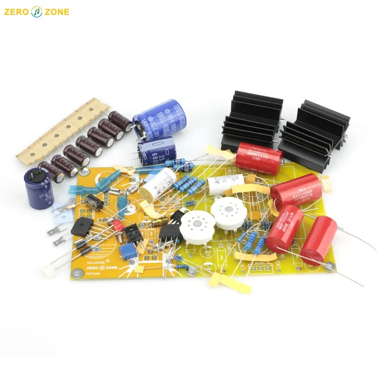 GZLOZONE PRT06A 12AX7 + 12AT7 стереоламповый Предварительный усилитель DIY Kit Base on MATISSE circuit |