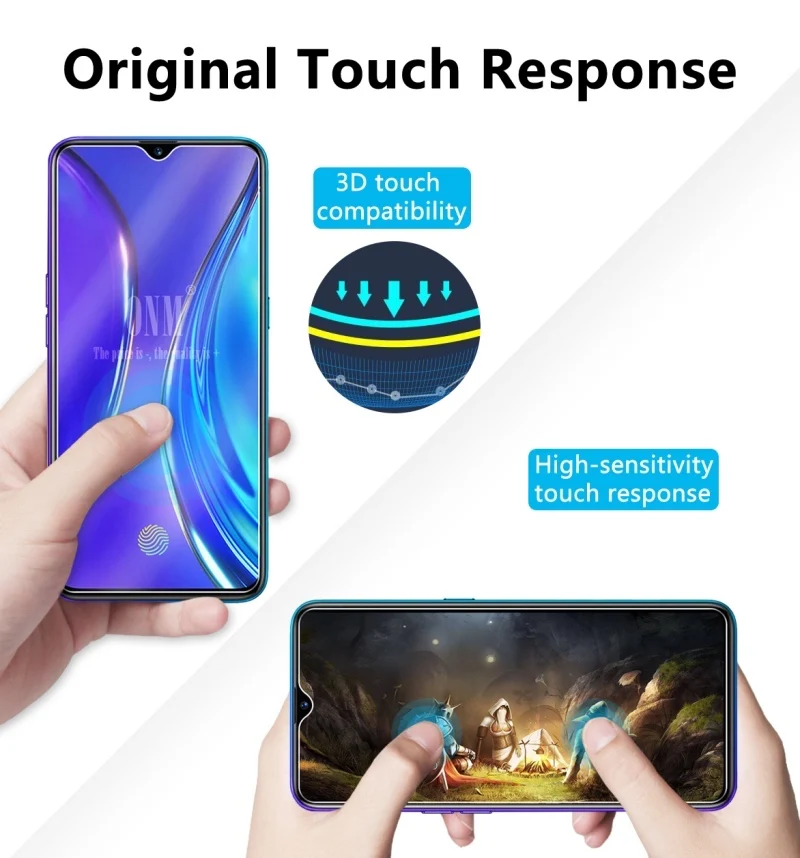 2 шт закаленное стекло для Realme XT 730G защитное стекло 2.5D 9H Премиум Закаленное стекло для Realme XT 730G защитная пленка