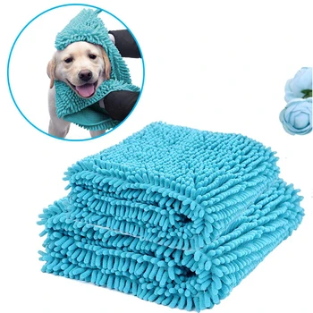 

Soft Water Absorption Bath Towel for Pet Dog Cat Cleaning Massage Washing Drying Hair Towel Car washing Bathroom Towel Supplies