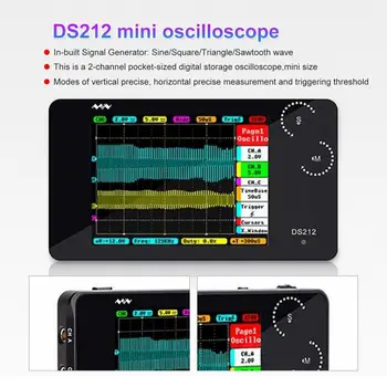 

Digital Oscilloscope 10Msa/s Sampling Rate 1MHz Digital Oscilloscope Kit Analog Bandwidth Support Waveform Storage