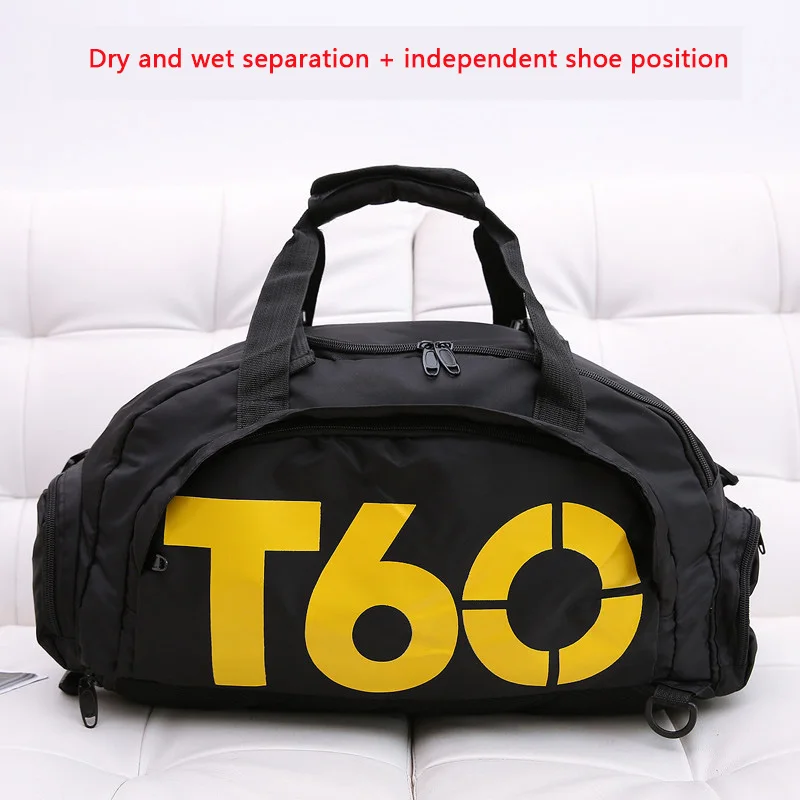 Водонепроницаемая спортивная сумка для спортзала, рюкзаки для фитнеса, отделение для сухого и мокрого пространства, обувь для путешествий/багаж, сумка через плечо - Цвет: 006