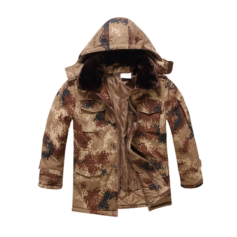 

Professional Outdoor Breathable Hunting Clothes Waterproof Camouflage Hunting Jacket Outdoor Climbing Thick Hooded Sportswear