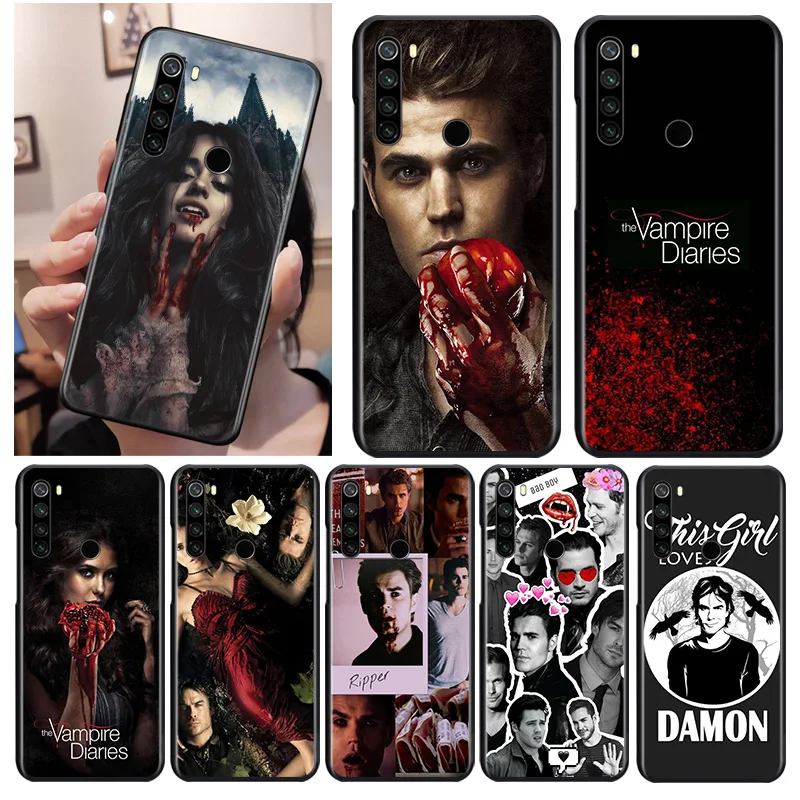 

The Vampire Diaries Fierce Black Cover For Xiaomi Redmi Note 9 9S 8T 8 7 6 5A 5 4X 4 Pro Max Soft Phone Case