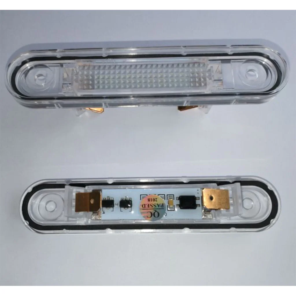 2 Pcs White LED License Plate Light Fit for MERCEDES-Benz E W124 W201/202 Models