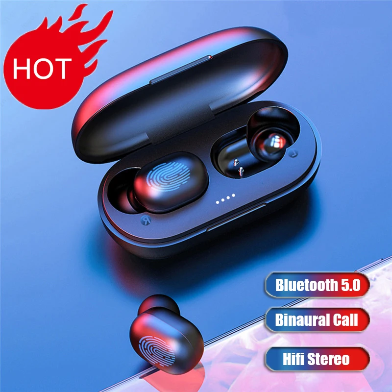 A6X TWS 5 0 Wireless Earphone Touch Sport Gaming Bluetooth earphone Earbuds For Iphone Xiaomi With Charging Box PK Redmi Airdots