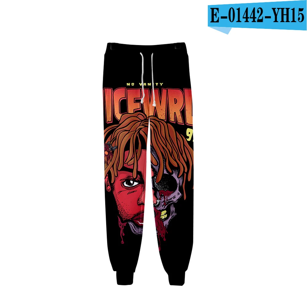 YH15 Горячая Мода juice wrld 3D принт брюки для мужчин/женщин новая распродажа Harajuku стиль брюки juice wrld 3D брюки повседневные брюки - Цвет: YH15