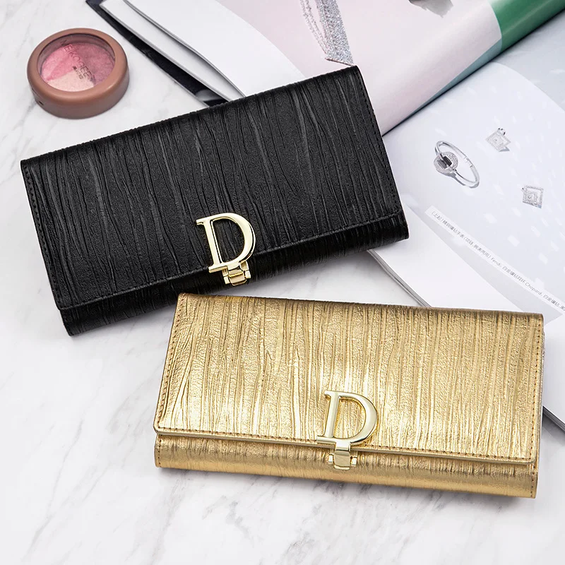 Women Wallets Long Phone Purse Leather Card Holder Stripe Wallet women wallet leather wallet credit card holder card wallet women purse
