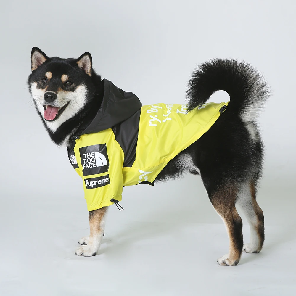

Dog Clothes Raincoat Jacket Windproof Cat Dog Jacket Fashion Waterproof Reflective Pet Clothing Small Pets Large Pets Coat