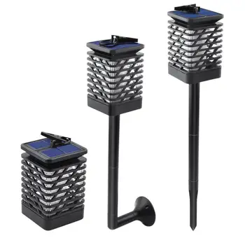 

Solar 12 LED Flame Lamp Durable Plastic Waterproof Light Control Pluggable for Outdoor Garden Courtyard Fence Clip Lighting