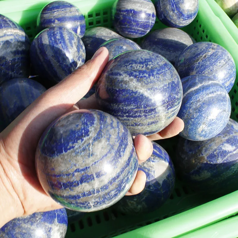 

1 Kg big size natural lapis lazuli stone crystal spheres