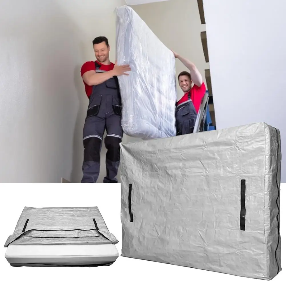 Mattress Bags Waterproof Zippered Mattress Cover for Moving Storage Moisture-proof Dust Cover Moving Home Storage Bag