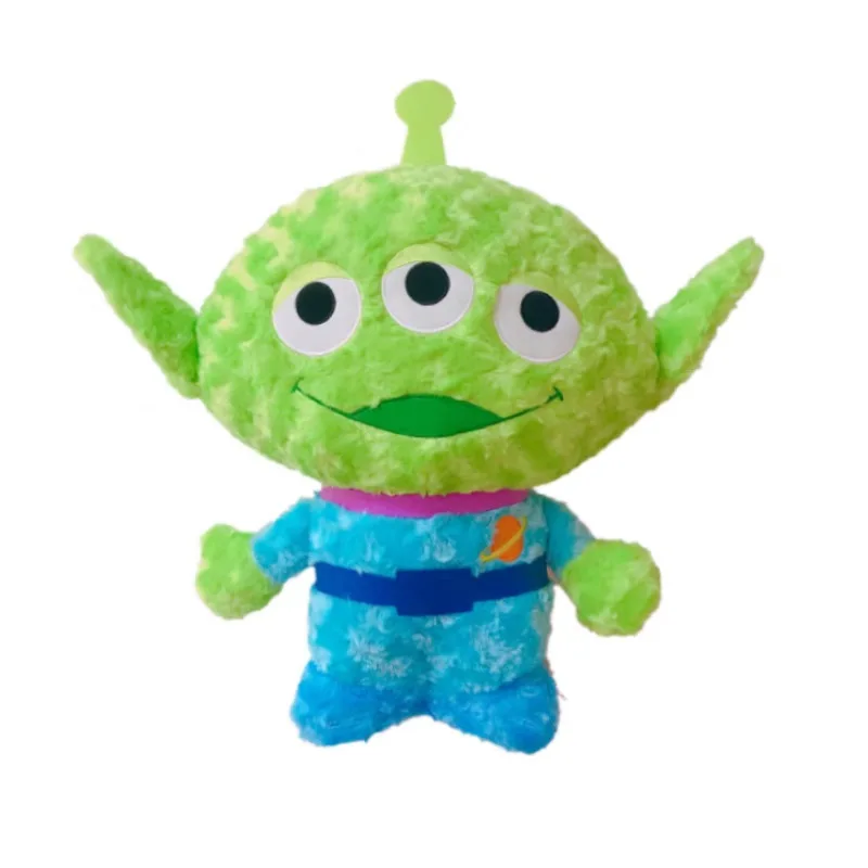 Мягкие детские животные трехглазая игрушка-имитация ткани кукла большой размер милый мультфильм плюшевые игрушки мягкие куклы животных - Цвет: Зеленый